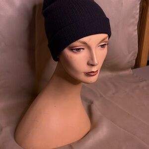 Black Knit Beanie for Women